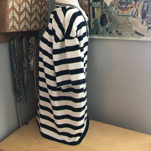 Zara Limited Edition Knit Polo Shirt - Resort Wear NEW - Picture 4 of 6